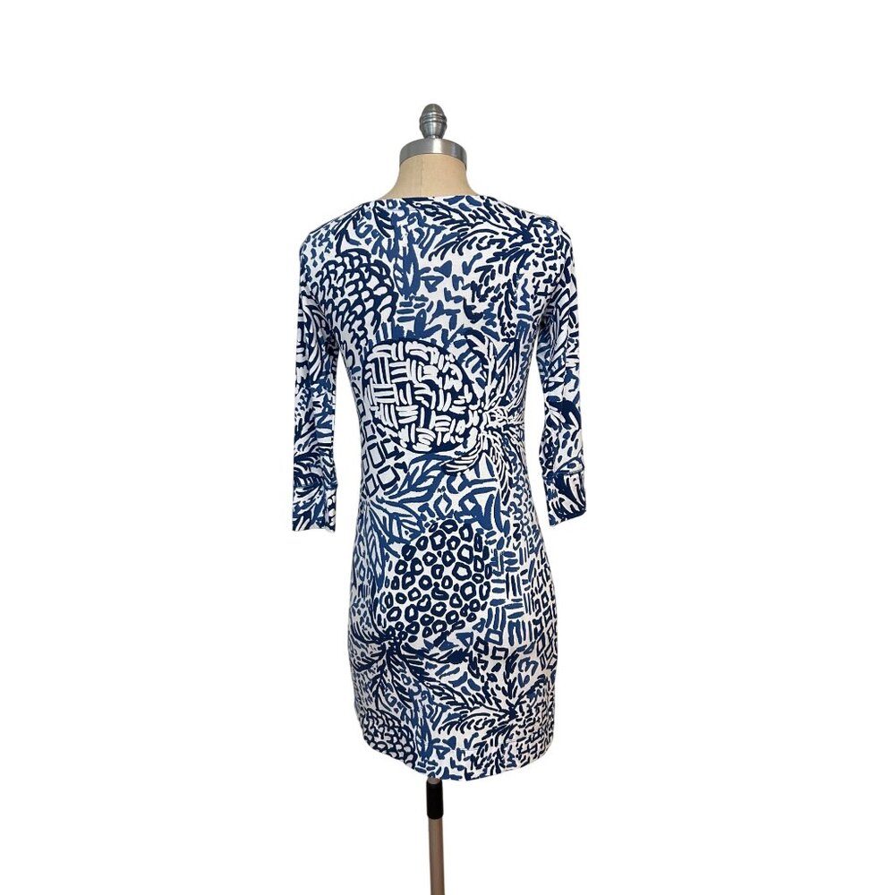 Lilly Pulitzer Sophie Dress Indigo Home Slice UPF 50 XS - Picture 4 of 6